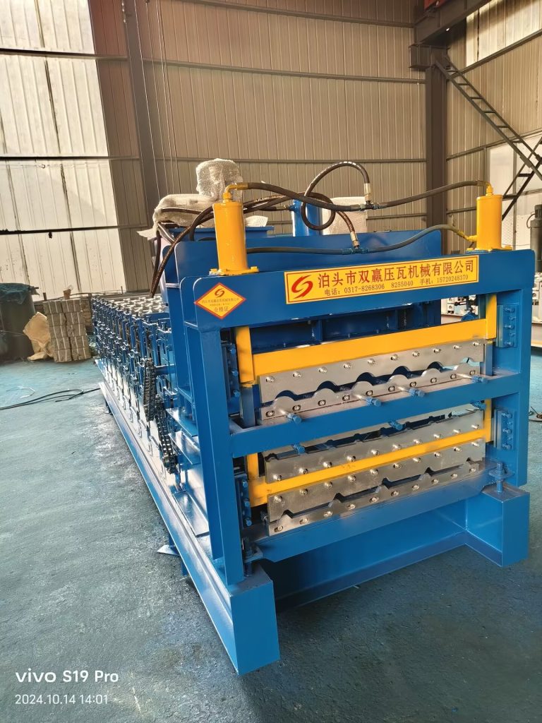 Triple-Use Color Coating Steel Roll Forming Machine